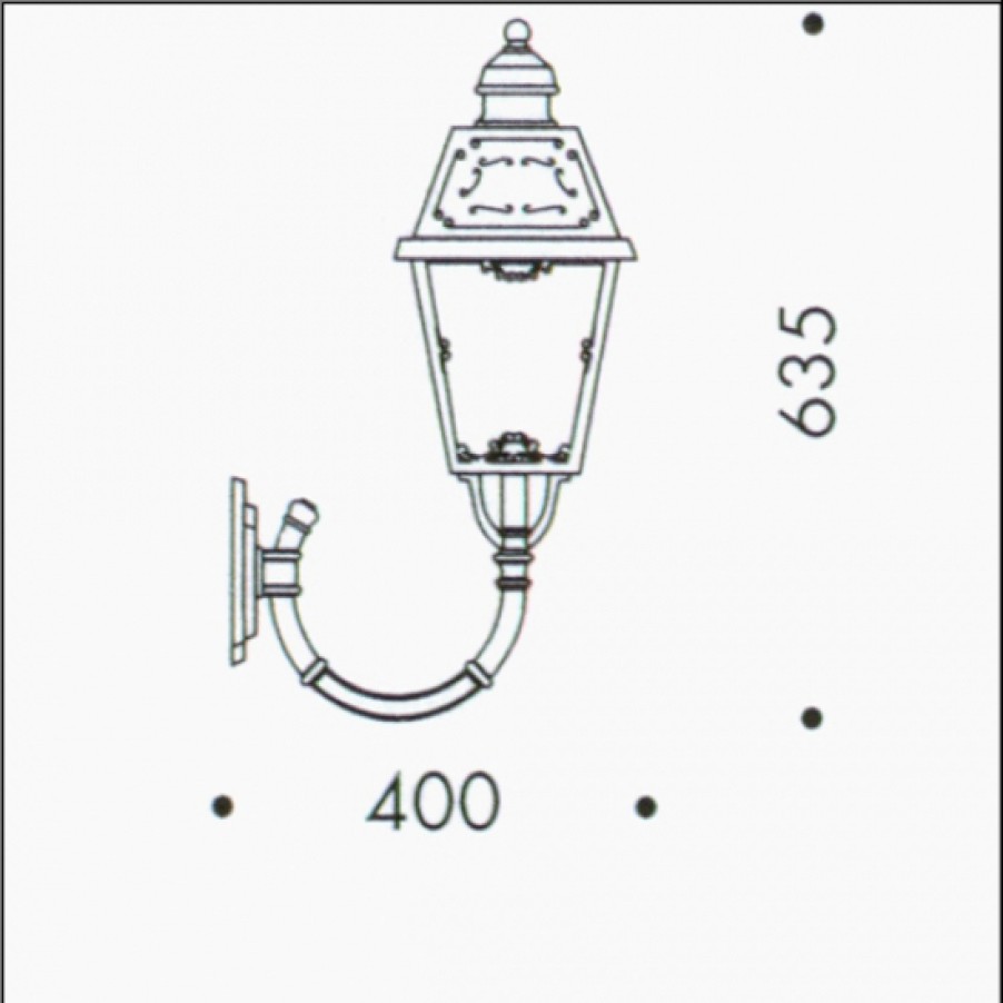 Ausenwandleuchten Ubersicht Terra Lumi | Klassische Ausenlampe Mit Ornamenten - Terra Lumi