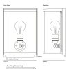 Ausenwandleuchten Ubersicht Terra Lumi | Kastenformige Wandleuchte Aus Messing Box 7644 - Terra Lumi