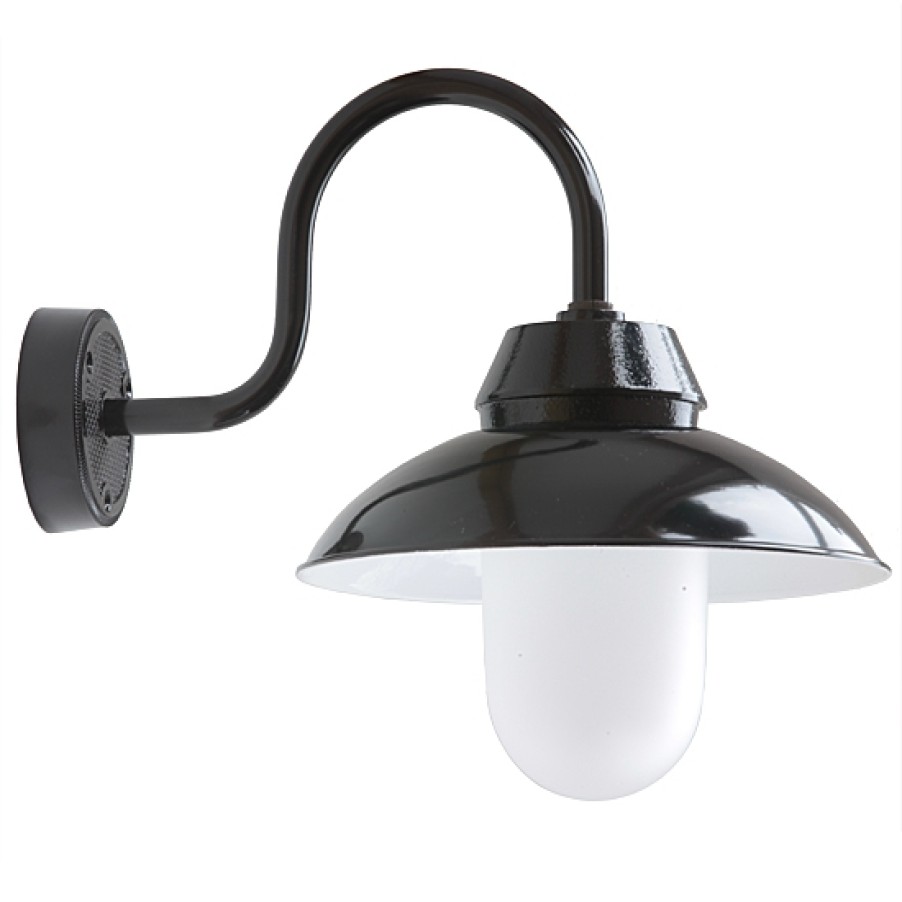 Ausenwandleuchten Ubersicht Terra Lumi | Wandlampe Mit Gewolbtem Schirm Mainz W1500 - Terra Lumi