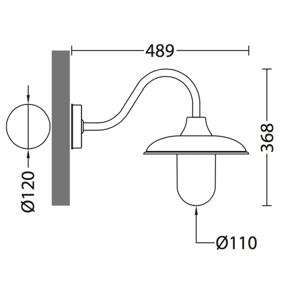 Ausenwandleuchten Ubersicht Terra Lumi | Italienische Wandlampe Fur Ausen Mit Zylinder-Glas - Terra Lumi