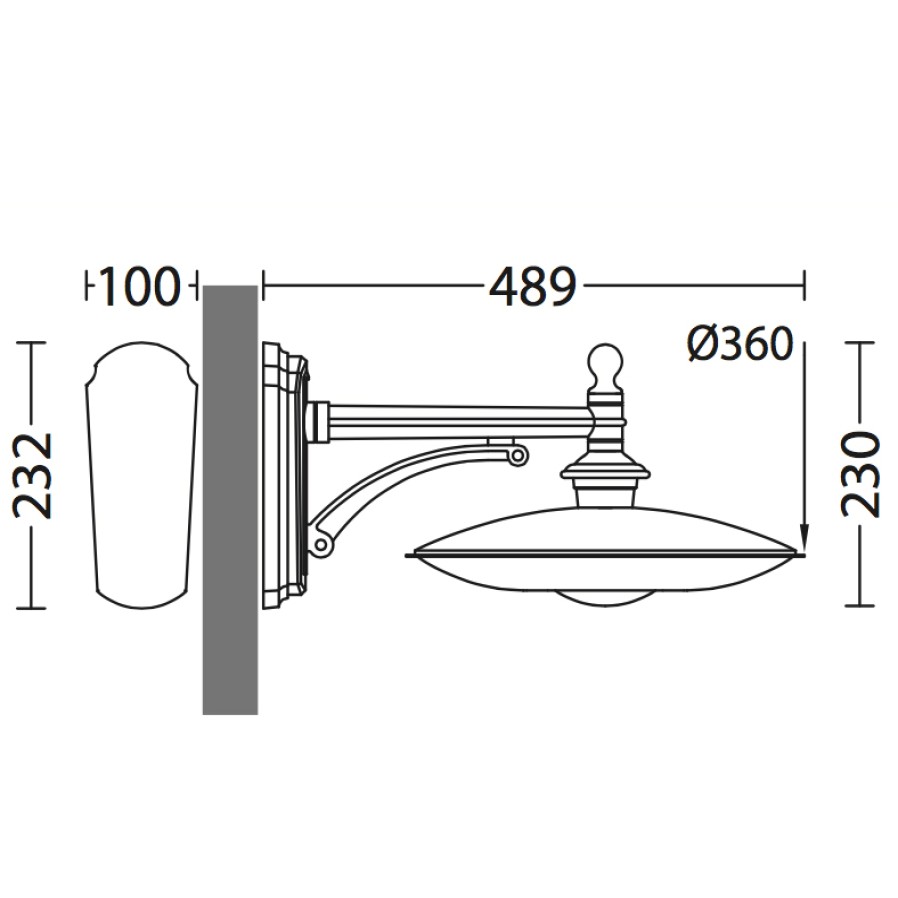 Ausenwandleuchten Ubersicht Terra Lumi | Led-Wandleuchte Fur Ausen Mit Ip65 Und Kurzem Arm - Terra Lumi