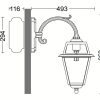 Ausenwandleuchten Ubersicht Terra Lumi | Italienische Wandleuchte Fur Ausen Mit Bogenarm - Terra Lumi