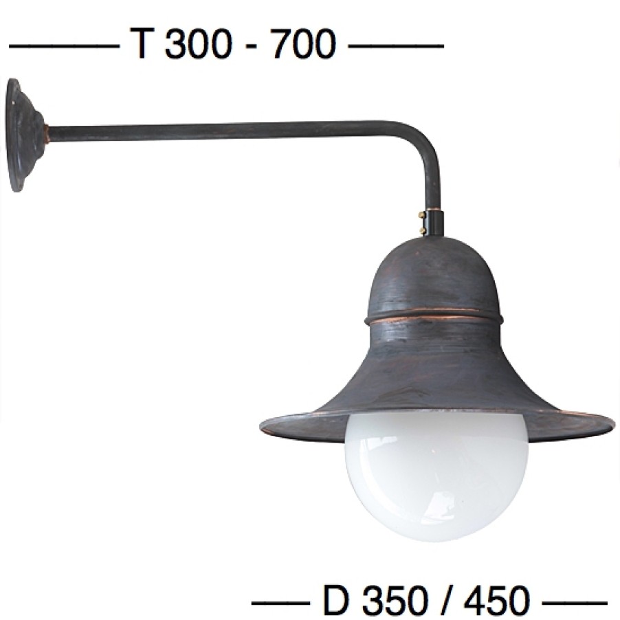 Ausenwandleuchten Ubersicht Terra Lumi | Ausenwandleuchte Siegen Kugel Ro 140 - Terra Lumi