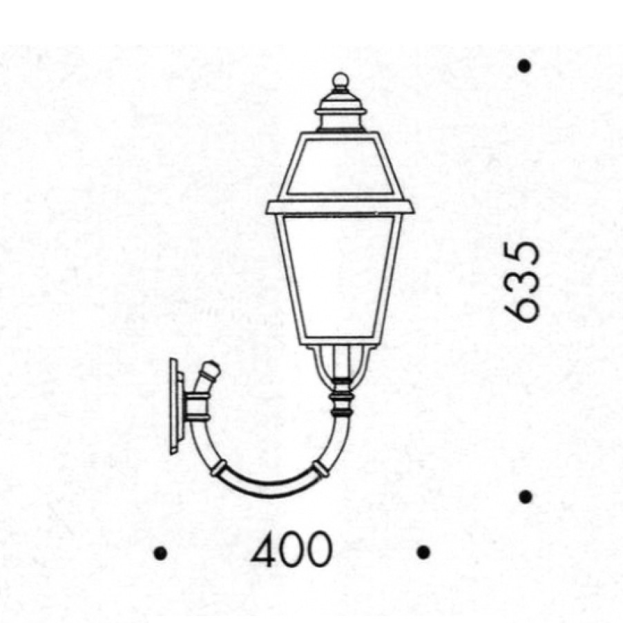 Ausenwandleuchten Ubersicht Terra Lumi | Klassische Italienische Wandlampe - Terra Lumi