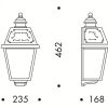 Ausenwandleuchten Ubersicht Terra Lumi | Klassische Wandlaterne: Flache Jugendstil-Wandleuchte - Terra Lumi