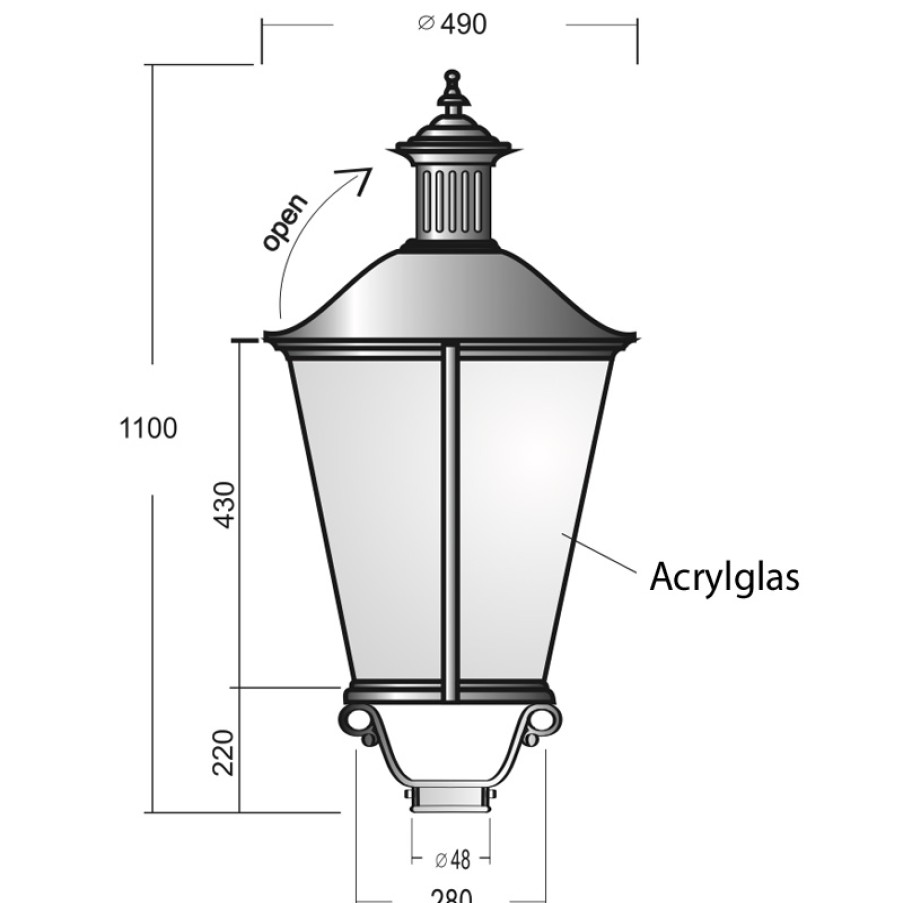 Ausenwandleuchten Ubersicht Terra Lumi | Grose Wandlaterne Warschau 862 4L - Terra Lumi