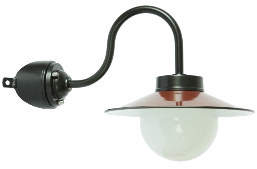 Ausenwandleuchten Ubersicht Terra Lumi | Emaille-Ausenlampe Mit Bunten Schirmen 38-S Ung - Terra Lumi