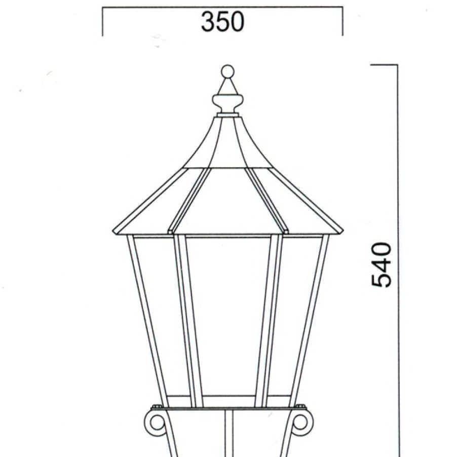 Ausenwandleuchten Ubersicht Terra Lumi | Berliner Wandlaterne A 59-1 Wa 380 - Terra Lumi