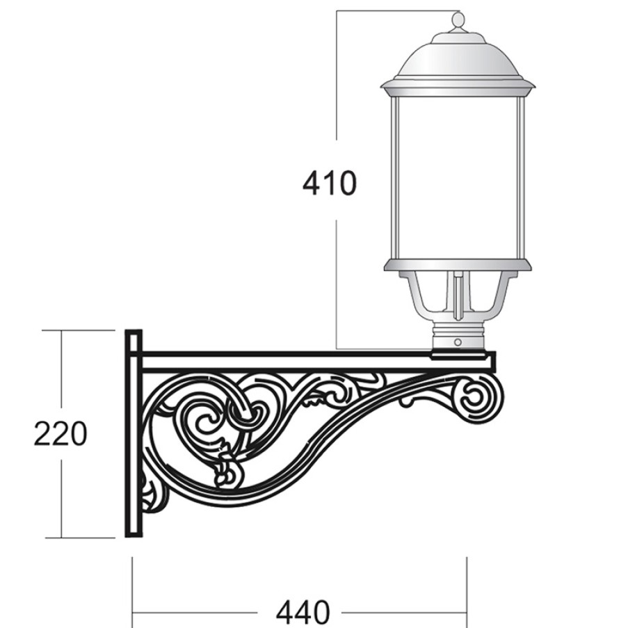 Ausenwandleuchten Ubersicht Terra Lumi | Art Deco-Tubenleuchte Thorn M.37 Zur Wandbefestigung - Terra Lumi