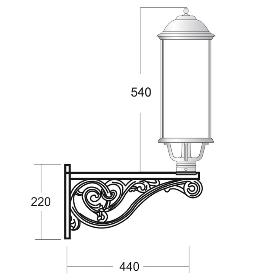 Ausenwandleuchten Ubersicht Terra Lumi | Art Deco-Tubenleuchte Thorn M.37 Zur Wandbefestigung - Terra Lumi