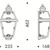 Ausenwandleuchten Ubersicht Terra Lumi | Flache Wandleuchte Mit Jugendstil-Dekor - Terra Lumi