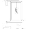 Ausenwandleuchten Ubersicht Terra Lumi | Grose Kasten-Wandleuchte Mit Wandarm Portico - Terra Lumi