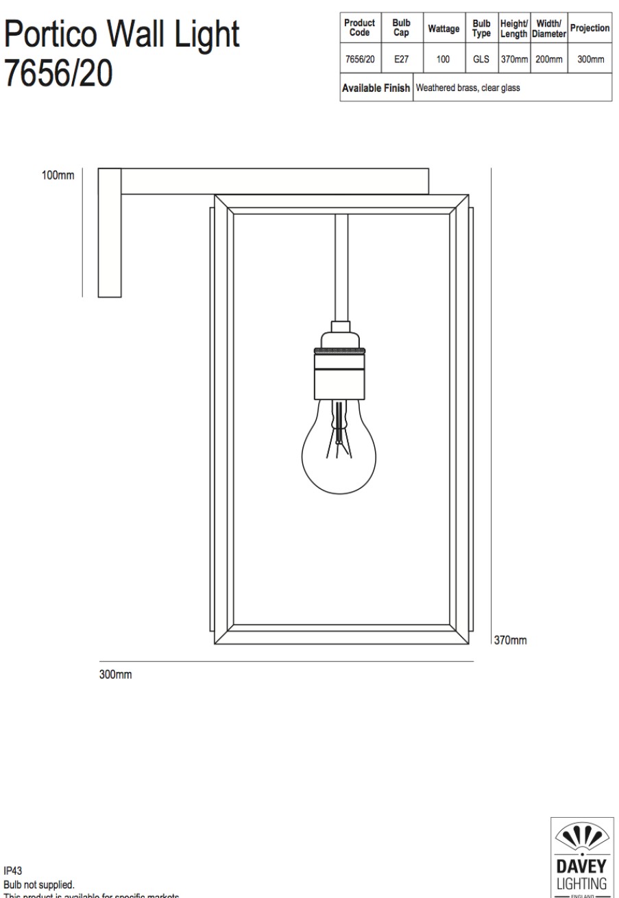 Ausenwandleuchten Ubersicht Terra Lumi | Bauhaus-Ausenleuchte Mit Wandarm Portico Small - Terra Lumi