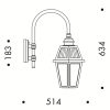 Ausenwandleuchten Ubersicht Terra Lumi | Traditionelle Wandleuchte Mit Sechseitiger Laterne - Terra Lumi