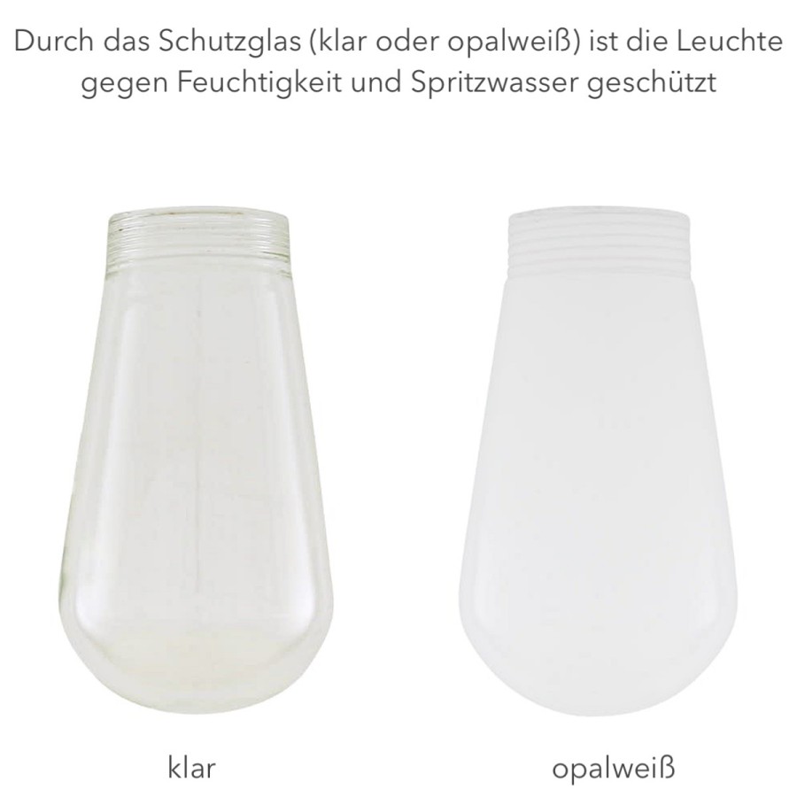 Ausenwandleuchten Ubersicht Terra Lumi | Ausen-Wandlampe Mayam Mit Haken Und Kabel, Ip65 - Terra Lumi