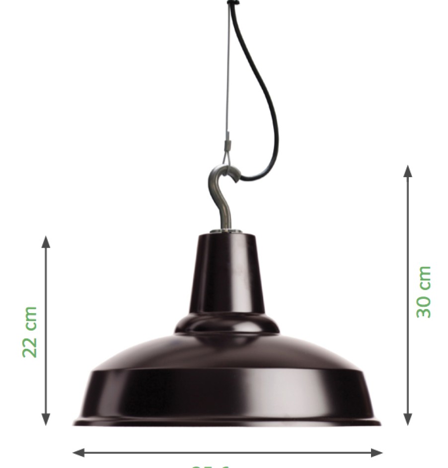 Pendelleuchten Fur Ausen Terra Lumi | Danische Pendelleuchte Mit Stahlseil Und Haken Hook - Terra Lumi